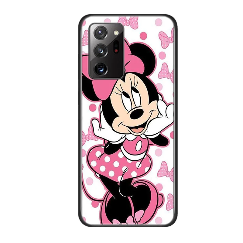 Red Minnie Mouse For Samsung Galaxy A01 A11 A22 A12 A21S A31 A41 A42 A51 A71 A32 A52 A72 A02S Soft Phone Case