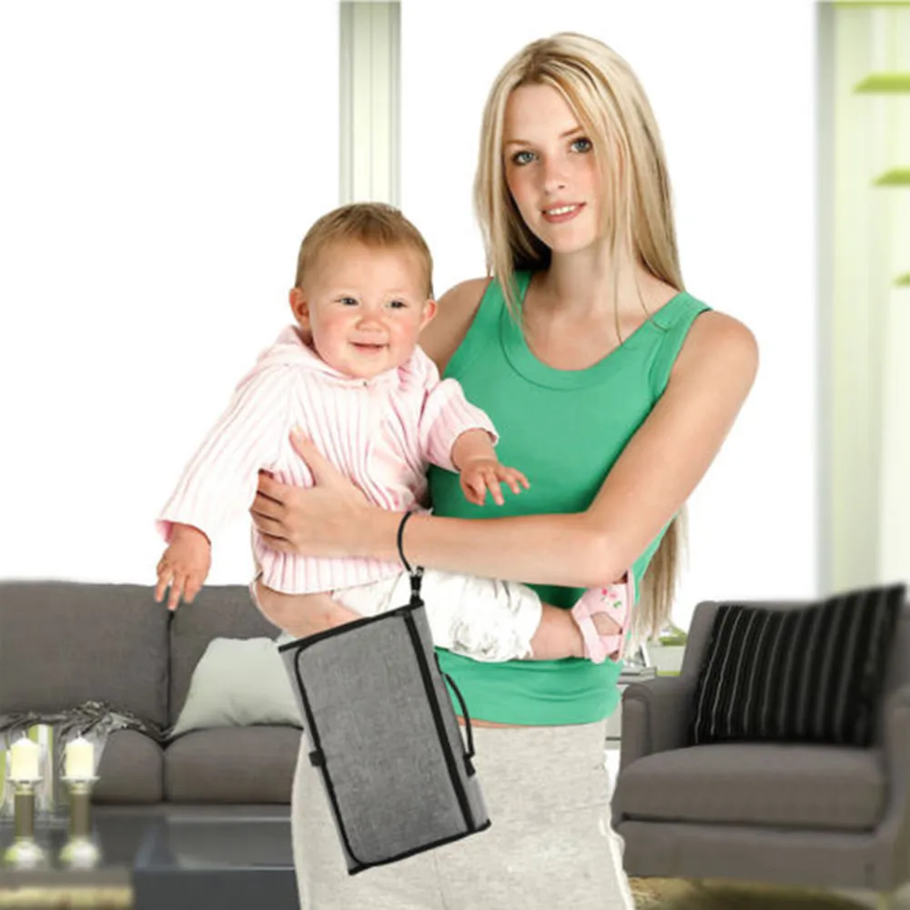 Пеленальный Коврик для детей водонепроницаемый переносной пеленальный столик