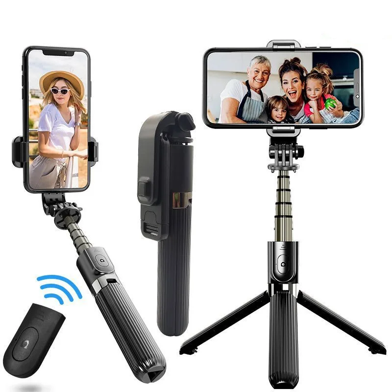 

Remote Control Tripod Extendable Bluetooth Selfie Stick Handheld Monopod Mini Foldable Tripod For Gopro Smartphone Selfie Stick