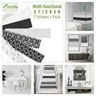 Геометрическая клейкая виниловая пленка Funlife для мебели, гостиной, офиса, ванной, лестницы, стекла, декоративные наклейки для лестницы