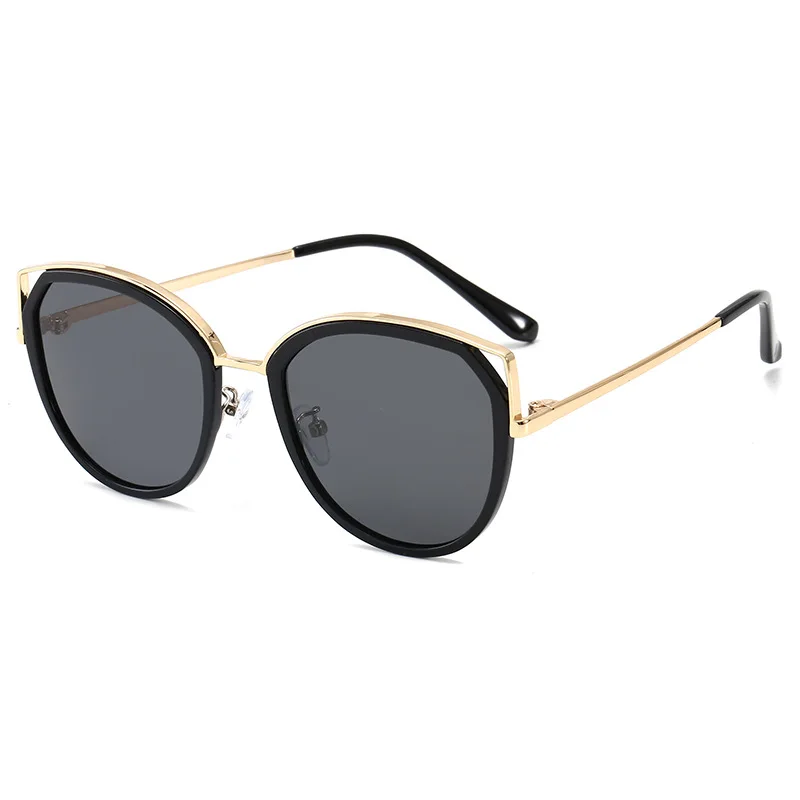 

1897 New sunglasses big frame street shooting round face show thin personality Sunglasses
