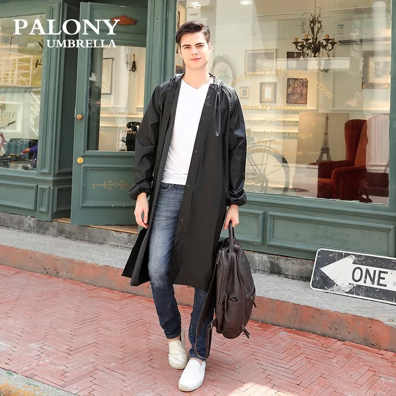 

Fashion Raincoats For Men And Women Long Style Rain-proof Raincoat Thickened Portable Hiking Waterproof Climbing Travel