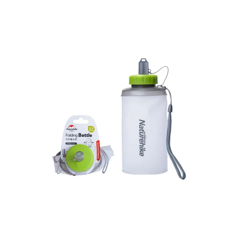 Naturehike 500 750ml BPA бесплатно Еда Класс складная бутылка для воды Велосипеды небольшой