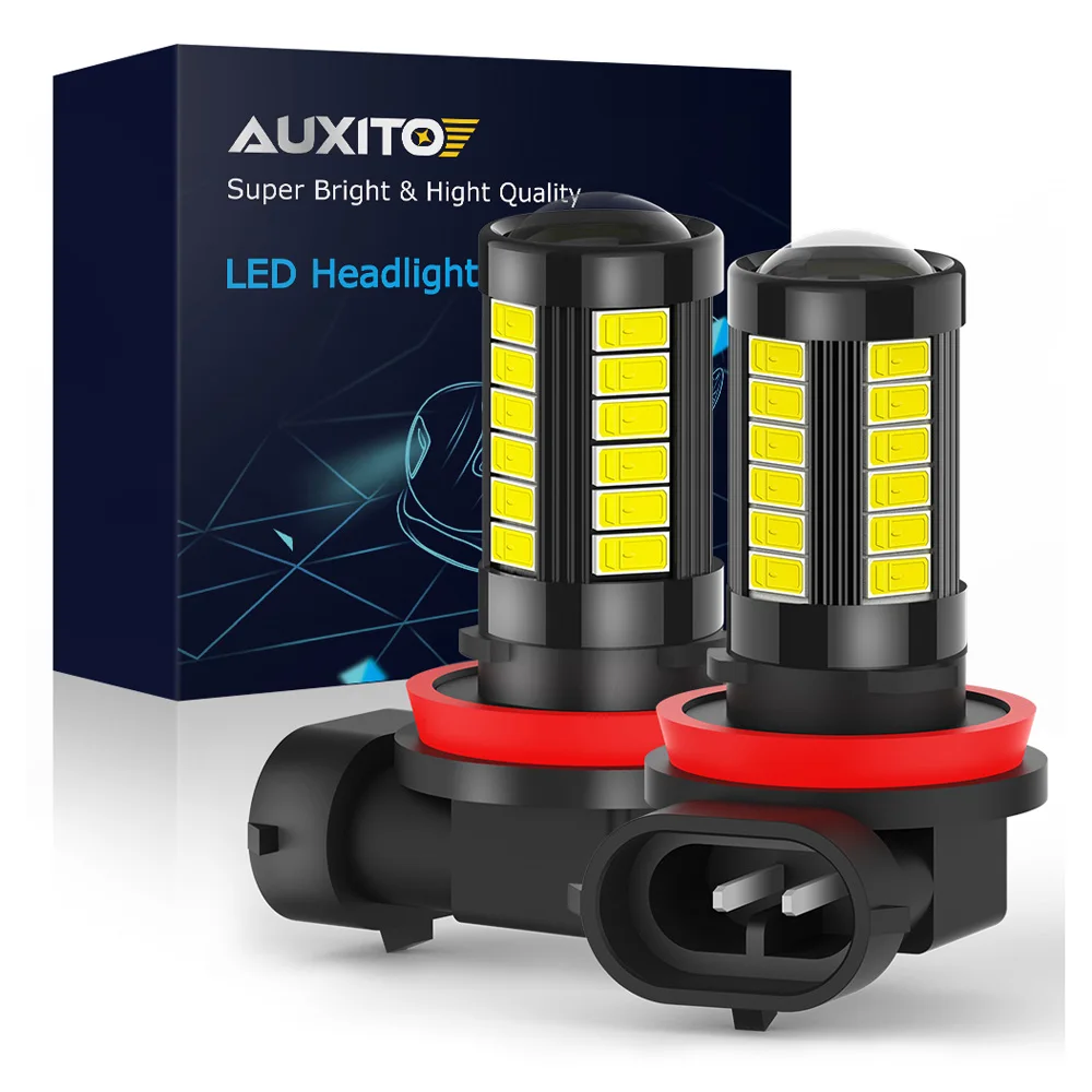 Светодиодсветодиодный Противотуманные фары AUXITO H11 H8 5630 33SMD светодиодный H10 HB3 9005 HB4