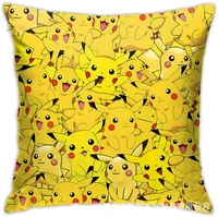 pokemon pillowcase plush toy decoration japanese cartoon pattern pillowcase pikachu pillowcase home decoration 4545cm