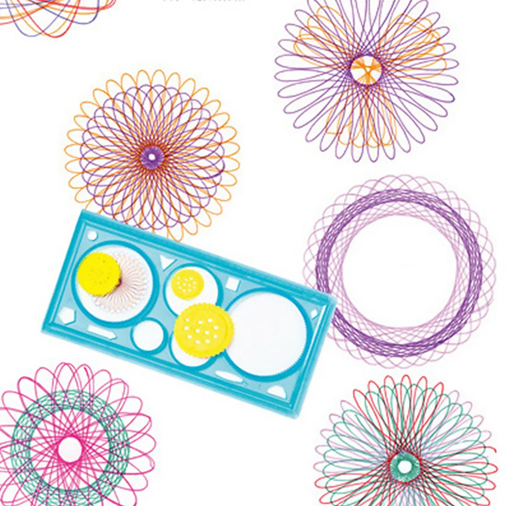 

Puzzle Baby Early Educational Toy Kids Interlocking Gears Wheels Drawing Art Tools ABS Funny Early Learning Toys