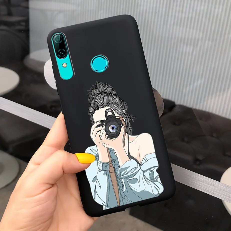 Красивая Голубая бабочка чехол для Huawei P Smart 2019 силиконовый мягкий POT-LX1 задняя