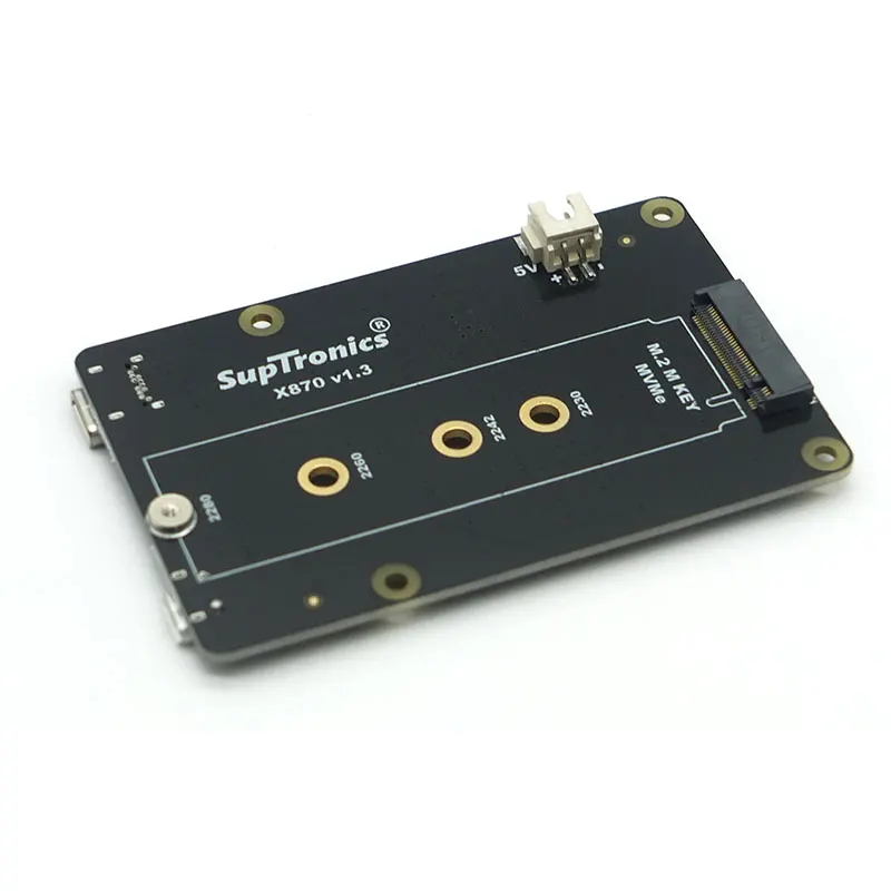 X870 M.2 NVMe SSD экранированная Плата расширения 2280/2260/2242/2230 для Raspberry PI Type 1 B + / 2B 3B 4B ROCK 64