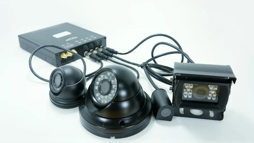 Система видеонаблюдения HDVR8045 с 4 камерами 1080P и поддержкой GPS/Wi Fi/4G|Система
