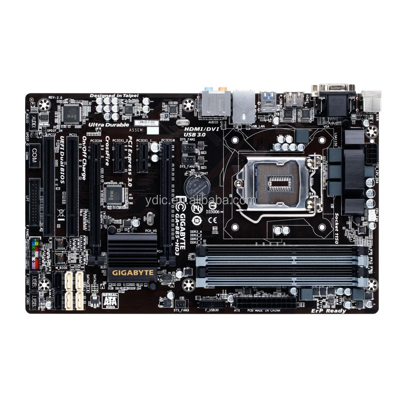 

Desktop Mainboard LGA 1150 For B85 DDR3 GA-B85-HD3 Motherboard USB3.0 32G B85-HD3 SATA III Used