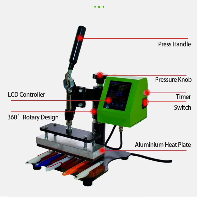 Рекламная акция 10 в 1 раскладная дизайнерская ручка термопресс для пластиковых