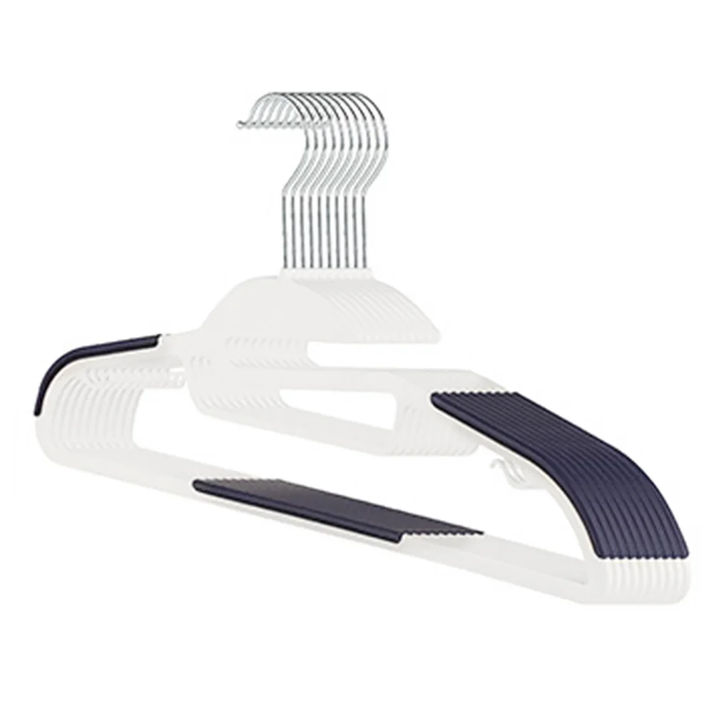 

10 Pcs Drying Rack Coat Hanger ABS Solid Seamless Non Slip Space Saving Wardrobe Durable Home Heavy Duty Towel Hat Trouser