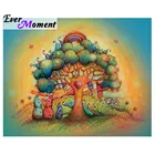 Картина-Мозаика из страз Ever Moment, 5D волшебное дерево, настенное полотно, современная картина для рукоделия, 5L1267
