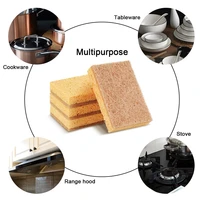 dishwashing sponge highdensity sponge kitchen cleaning tools natural pulp cotton hundred clean oilfree dish cloth