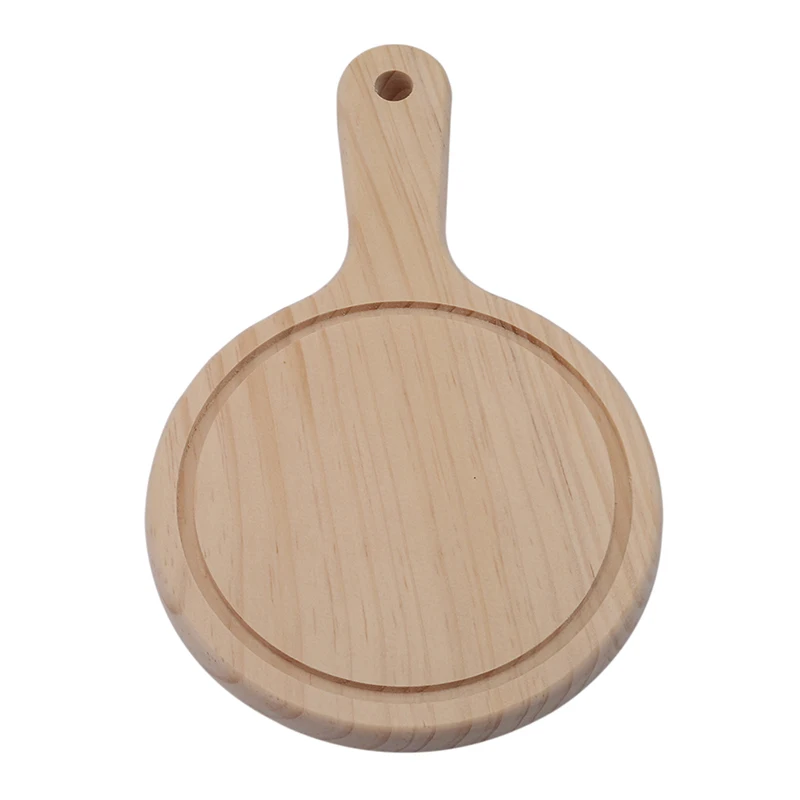 Круглые тарелки для пиццы деревянный цвет хлеб кондитерский лоток противень