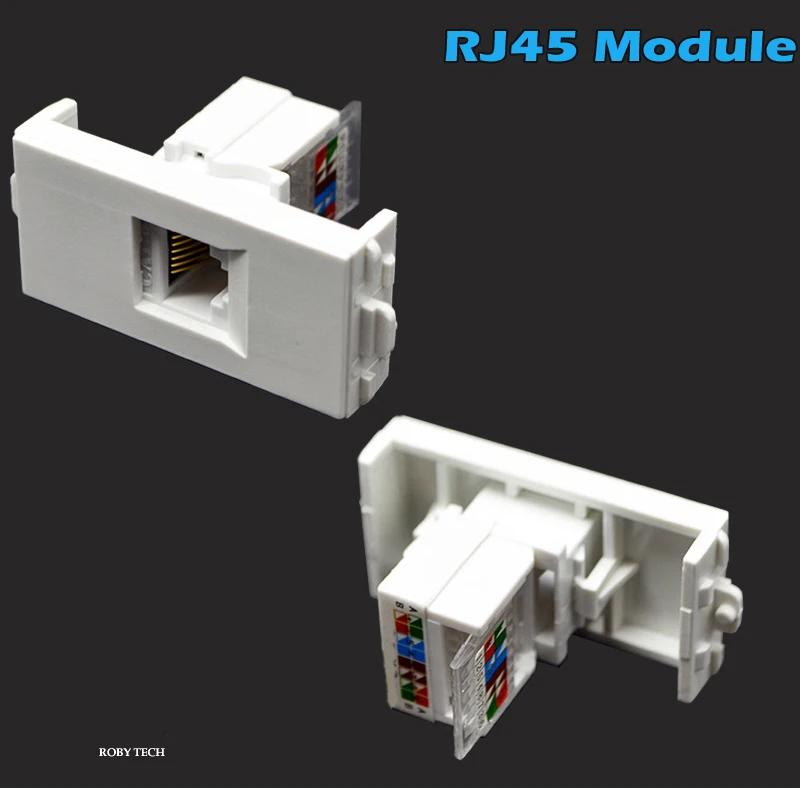 Порты: 2 RJ11 + RJ45 Cat3 PSTN Phone Cat6 Ethernet настенное крепление лицевая панель розетка для