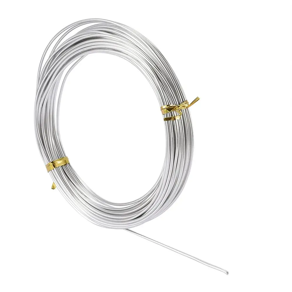 

10m Aluminum Wire Silver Color Jewelry Findings for DIY 0.8mm 1mm 1.5mm