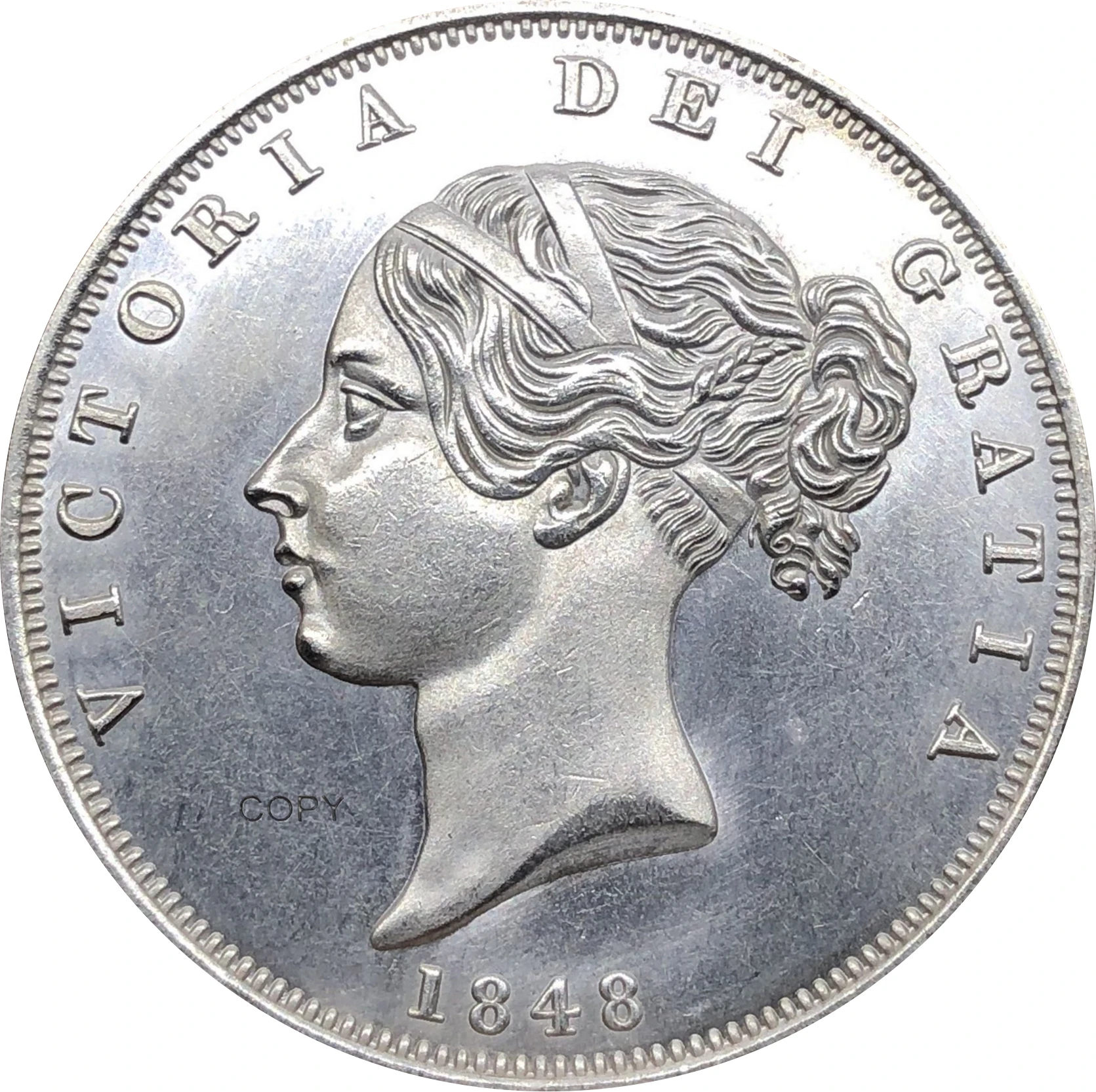 Британская Корона 1848 король Джордж VI английский Лондон Серебряная королевская