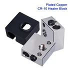 Нагревательный блок CR10, медный, подходит для MK8, силиконовая насадка, швейцарский наконечник для 3D-принтера Ender3 CR10S PRO Hotend, J-головка, нить 1,75 мм