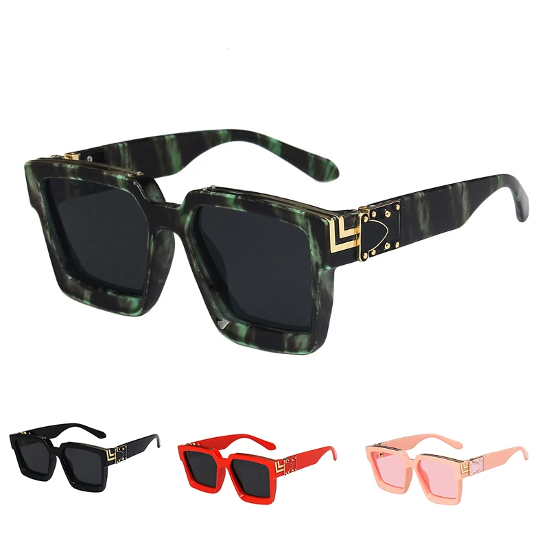 Солнечные очки в стиле панк для мужчин и женщин роскошные солнцезащитные