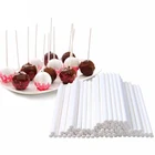 SILIKOLOVE твердый сердечник белый Бумажные палочки для леденцов для шоколада конфеты Лолита поп-палочки для торта инструменты для сахарного ремесла