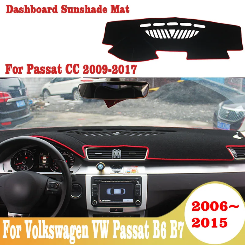 For Volkswagen VW Passat B6 B7 2006-2015 For Passat CC 2009-2013 2014 2015 2016 2017 Car Dashboard Cover Pad Sun Shade Dash Mat