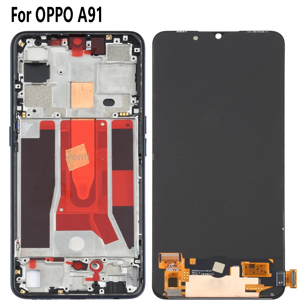 

Original 6.4" For OPPO A91 PCPM00 CPH2001 CPH2021 LCD Glass Dispaly Touch Digitizer Screen Assembly