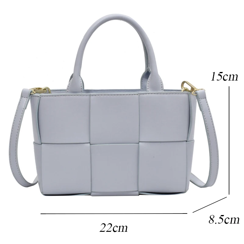 

Brand Designer Woven Shoulder Bags for Women Luxury Ladies Knitting Leather Crossbody Bag Soft Fashion Female Tote Handbag Cute