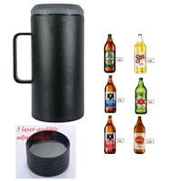 large 1 2 lts mexico double walled master vacuum stainless steel insulated bottle holder 40oz beer cooler for party