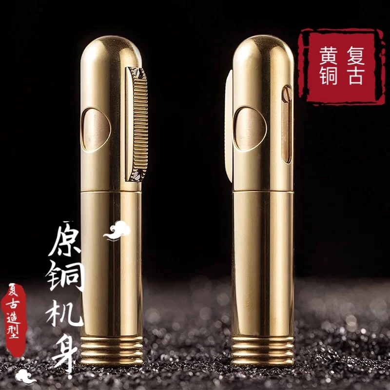 Латунная керосиновая Зажигалка Chief винтажная ручная Тяжелая