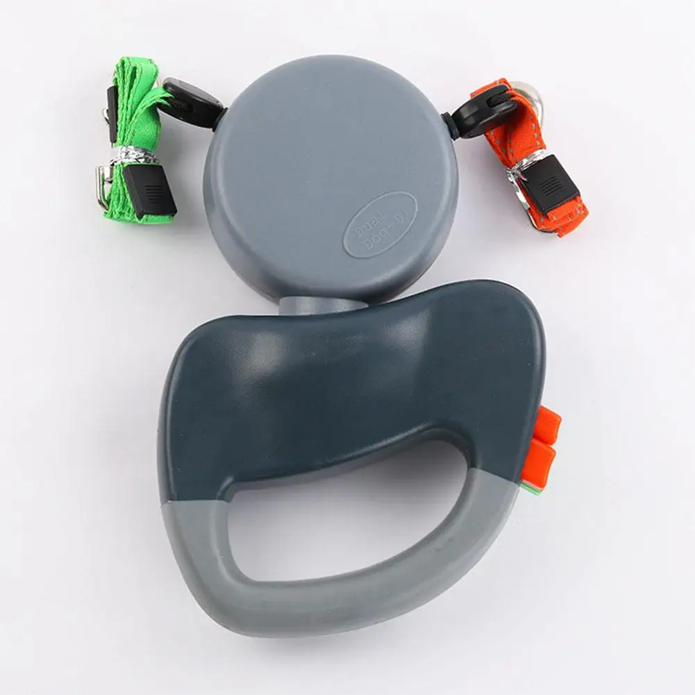 Adeeing автоматический выдвижной поводок с двойным поводком для собак прогулок на