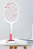 3000v electric flies swatter killer with uv light usb rechargeable led lamp summer mosquito trap racket anti insect bug zapper