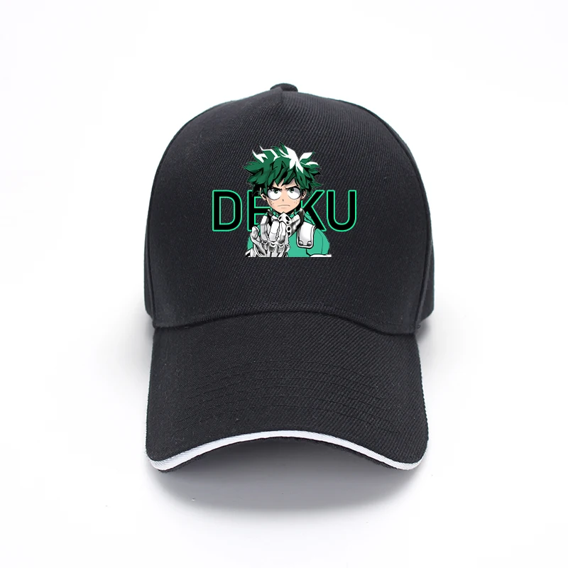 

Deku--Midoriya izuku Unisex peaked cap baseball cap fisherman hat sports outdoor sunshade breathable striped elastic cap