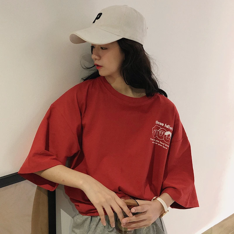 

2020 Women's New Round Neck Loose Short Sleeve T-Shirt