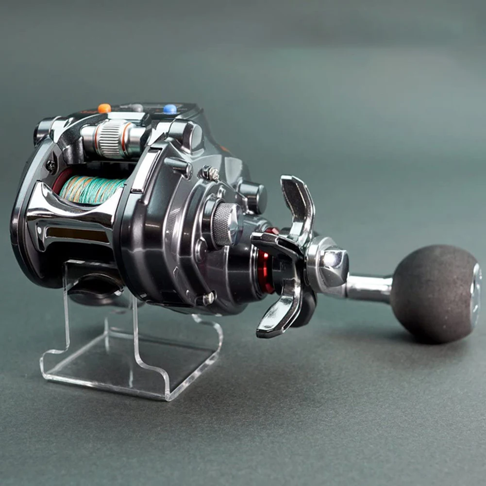 Fishing Baitcasting Reel Display Stand Acrylic Holder for Reel Collection Display Placement Showing Fishing Tackle Accessories