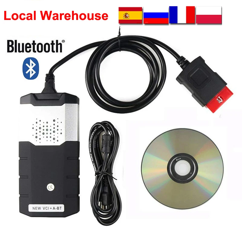 Obd Obd2 сканер 3 в 1 для дельфиса Ds150e 2021 USB Bluetooth 2017 r3 генератор ключей Автомобильный