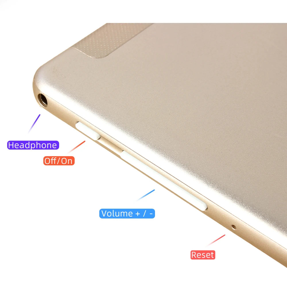 

Tablets CP9 4G LTE 10.1inch Octa Core MT6753 Android7.0 3GB RAM 32GB ROM 2.5D TP bezel Metal body 6000mAh android tablet 10