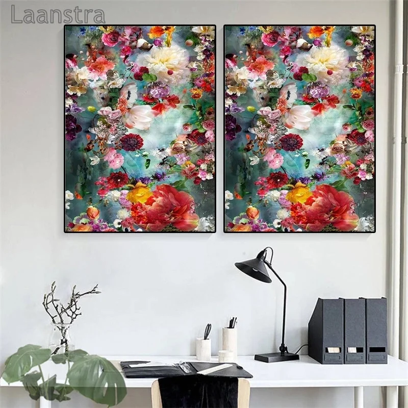 

Flower Full Round Square Drill 5D Diamond Painting Cross Stitch Kit Embroidery Diy Picture Handmade Wall Art Home Decor