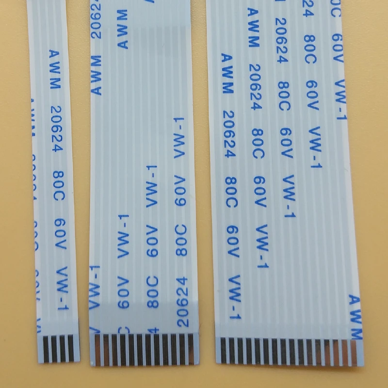 10 шт. плоский гибкий кабель FFC FPC LCD в одинаковом направлении AWM 20624 80C 60V VW-1 1 0 мм 5 см