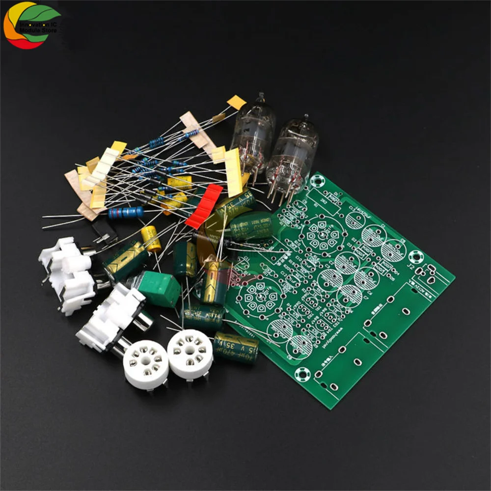 DIY Kit переменного тока 12V 6J2 трубка лихорадка Предварительный усилитель