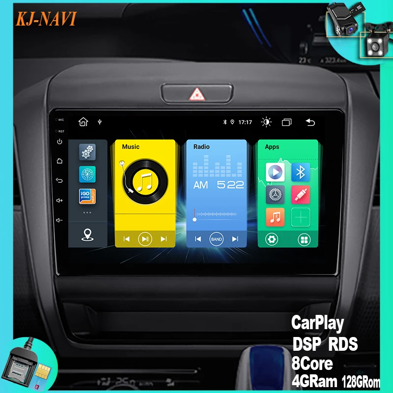 

KJ-NAVI Car Radio Multimedia Video Player For Honda Freed 2 2016 - 2020 Android 11 Navigation GPS Head unit HU