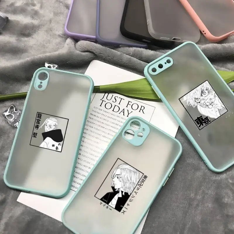 

Manga Tokyo Revengers Phone Case matte transparent For iphone 7 8 11 12 plus mini x xs xr pro max cover