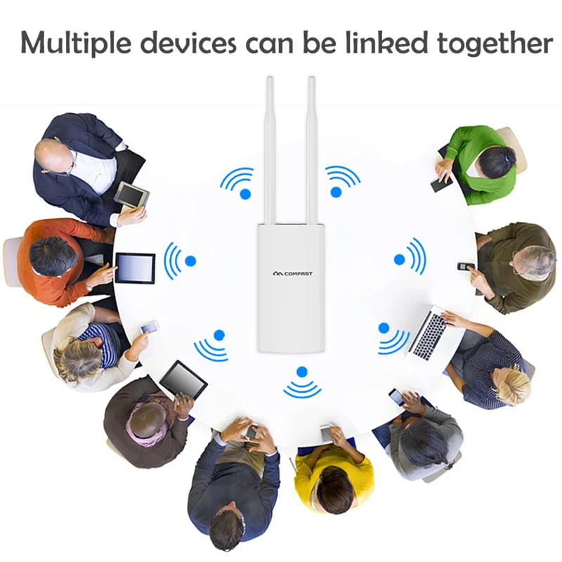 Открытый Wi Fi ретранслятор AC1200 маршрутизатор усилитель AP расширитель WIPS