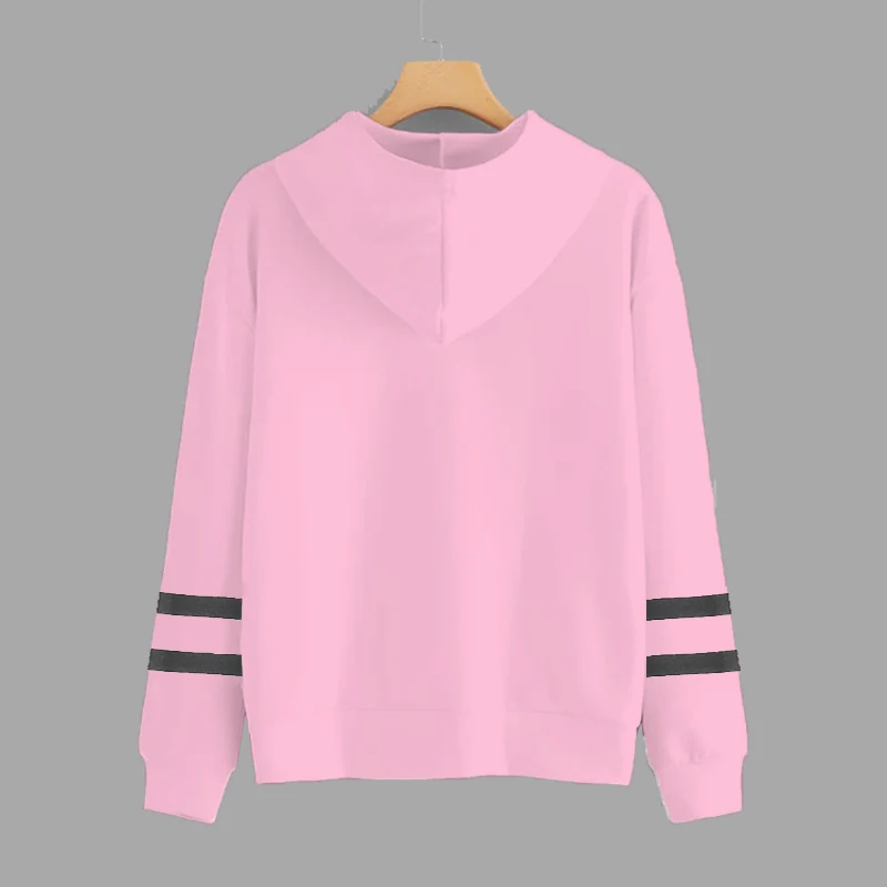 Женская толстовка с капюшоном длинным рукавом и принтом в стиле Харадзюку осень