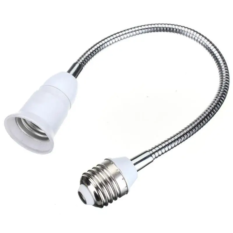 

E27 LED Light Bulb Lamp Holder 20/30/40/60CM Flexible Extension Adapter Socket For Lamp Lighting Accessories