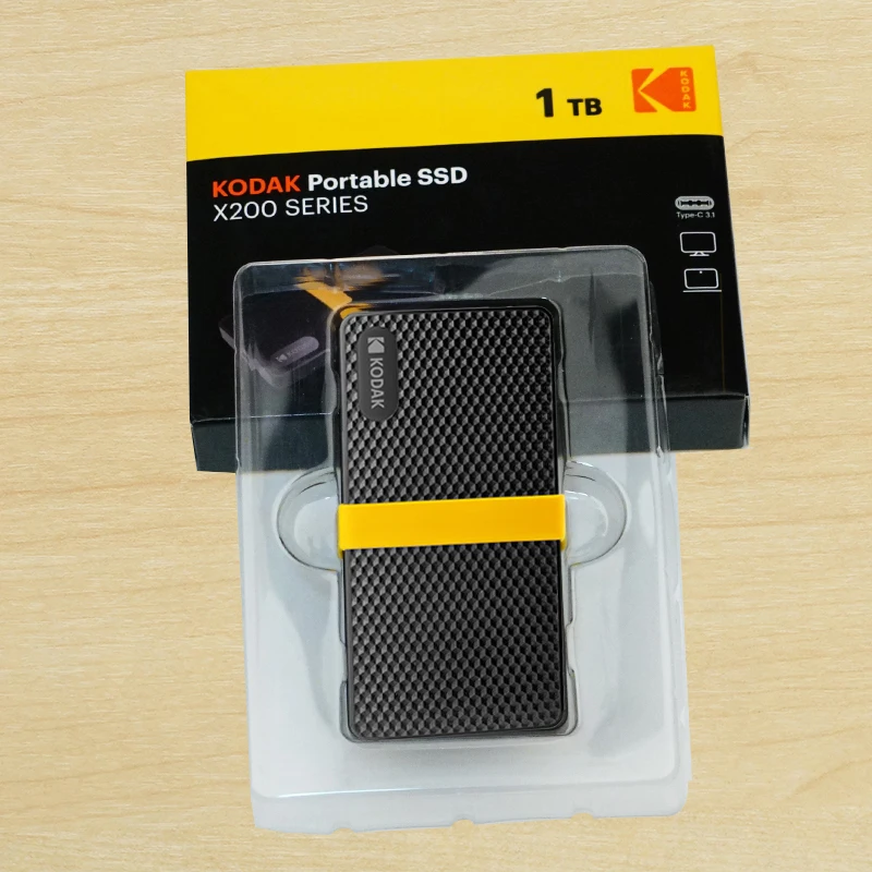 Внешний жесткий диск KODAK X200 Type C USB3.1 Gen 2 1 ТБ ssd 512 ГБ 256 128 портативный мини накопитель для MacBook ПК|Внешние SSD| |