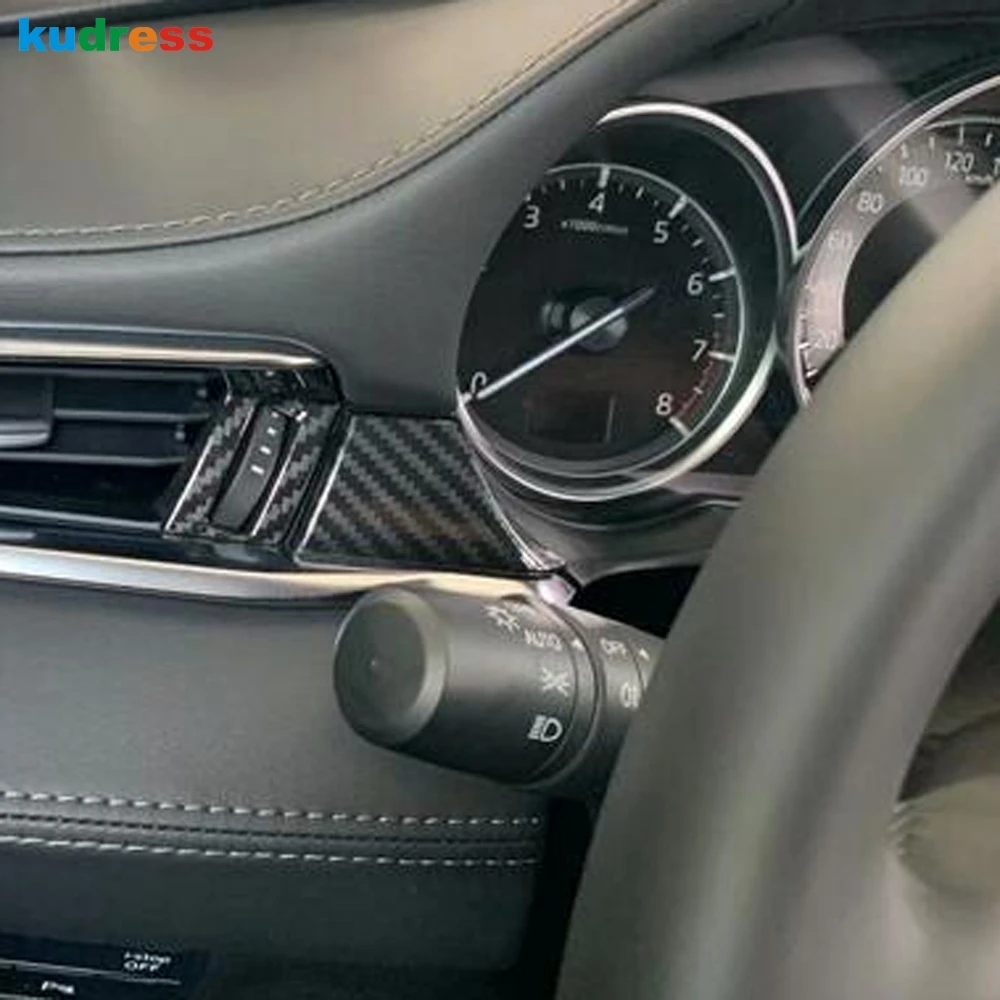 Для Mazda 6 для Mazda6 Atenza 2019 2020 2021 углеродное волокно Передняя Крышка вентиляционного