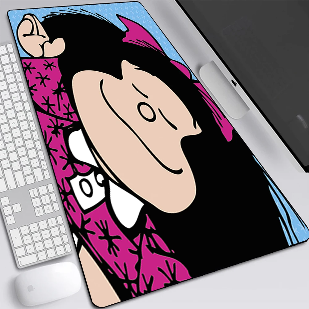 

Большой игровой коврик для мыши Mafalda, милый коврик для мыши, компьютерного ноутбука, коврик для клавиатуры, Настольный коврик для ПК, геймера...