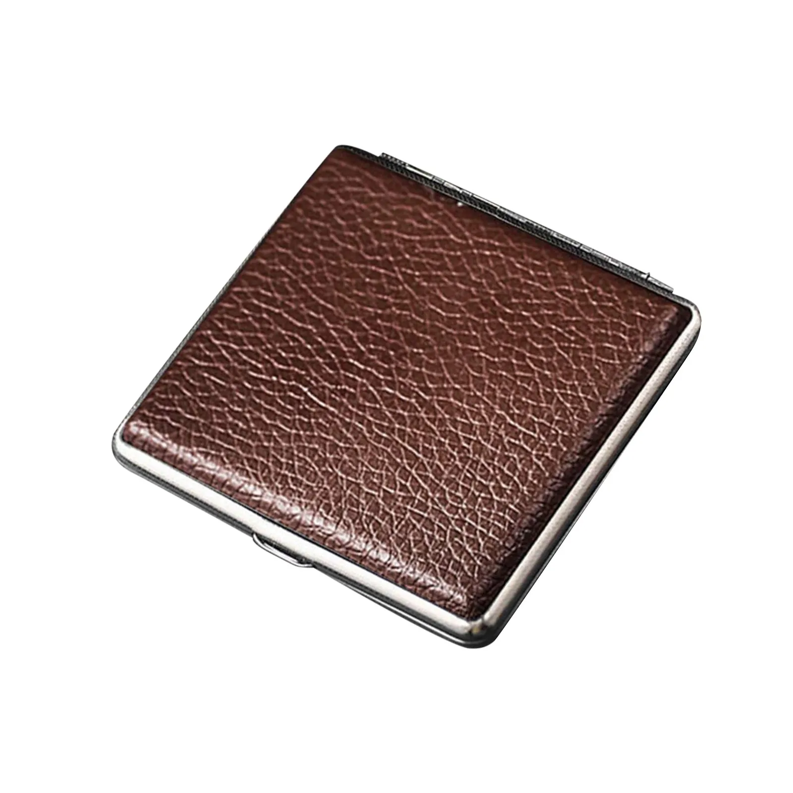 Портативный кожаный чехол с трещинами для мужчин роскошный металлический