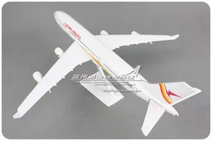 Авиакомпании Суринам Аэробус A340 1: 200, пластиковая модель собранные самолеты, 32 см